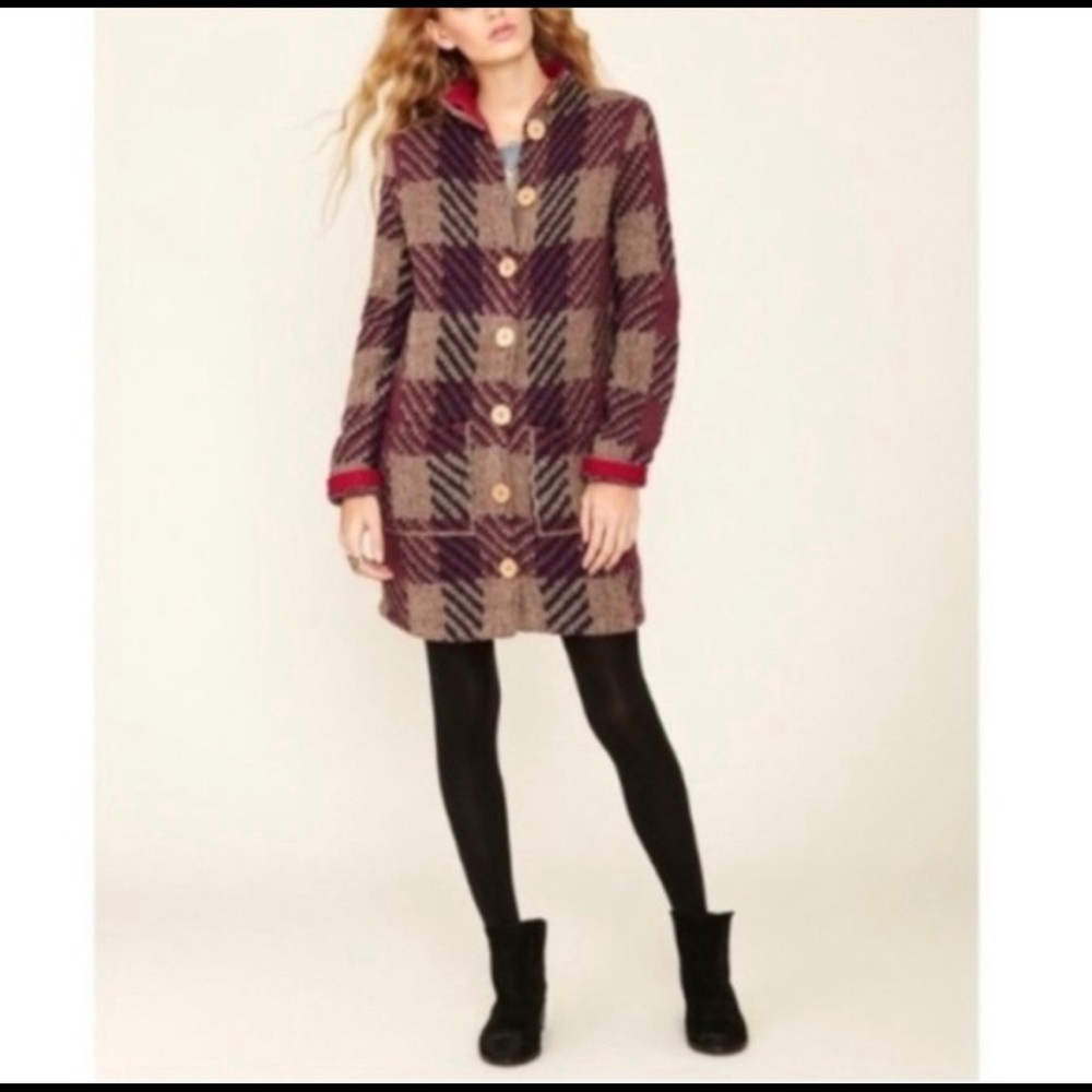 FREE PEOPLE Polly Magoo Long Cardigan Sweater